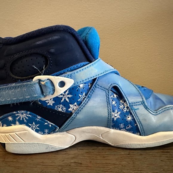 Jordan 8 Retro Snow Blizzard  Size 13c (PS) - Picture 5 of 9